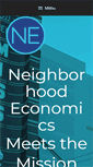 Mobile Screenshot of neighborhoodeconomics.org